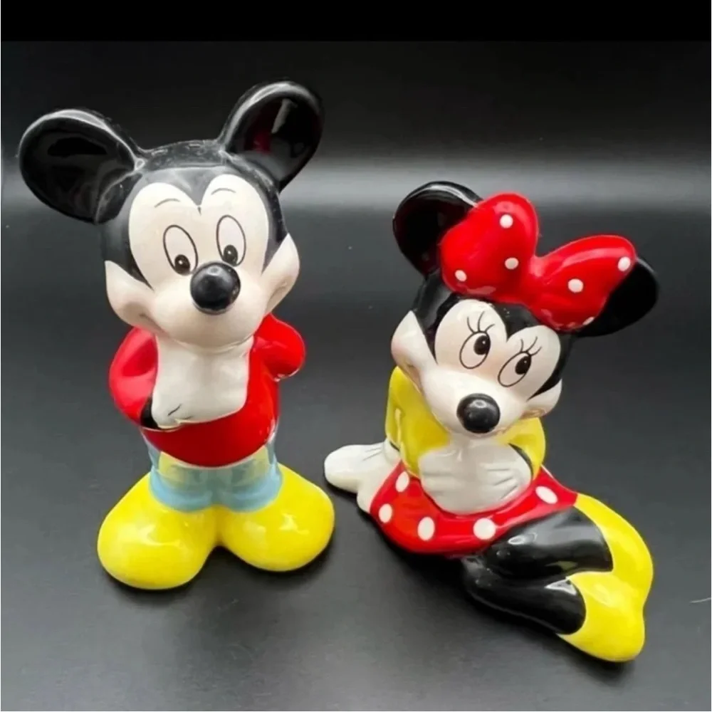 Disney Mickey & Minnie Ceramic Figurines – Preowned